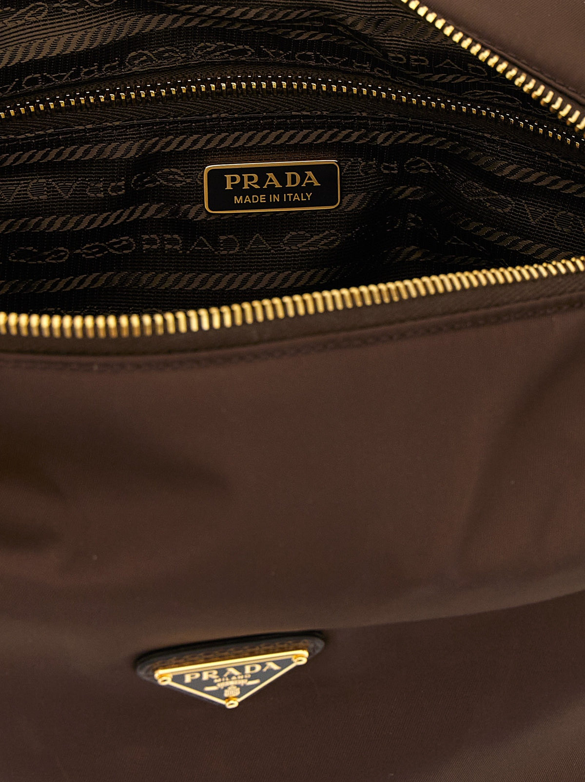 PRADA Prada Chérie Mini Handbag Brown