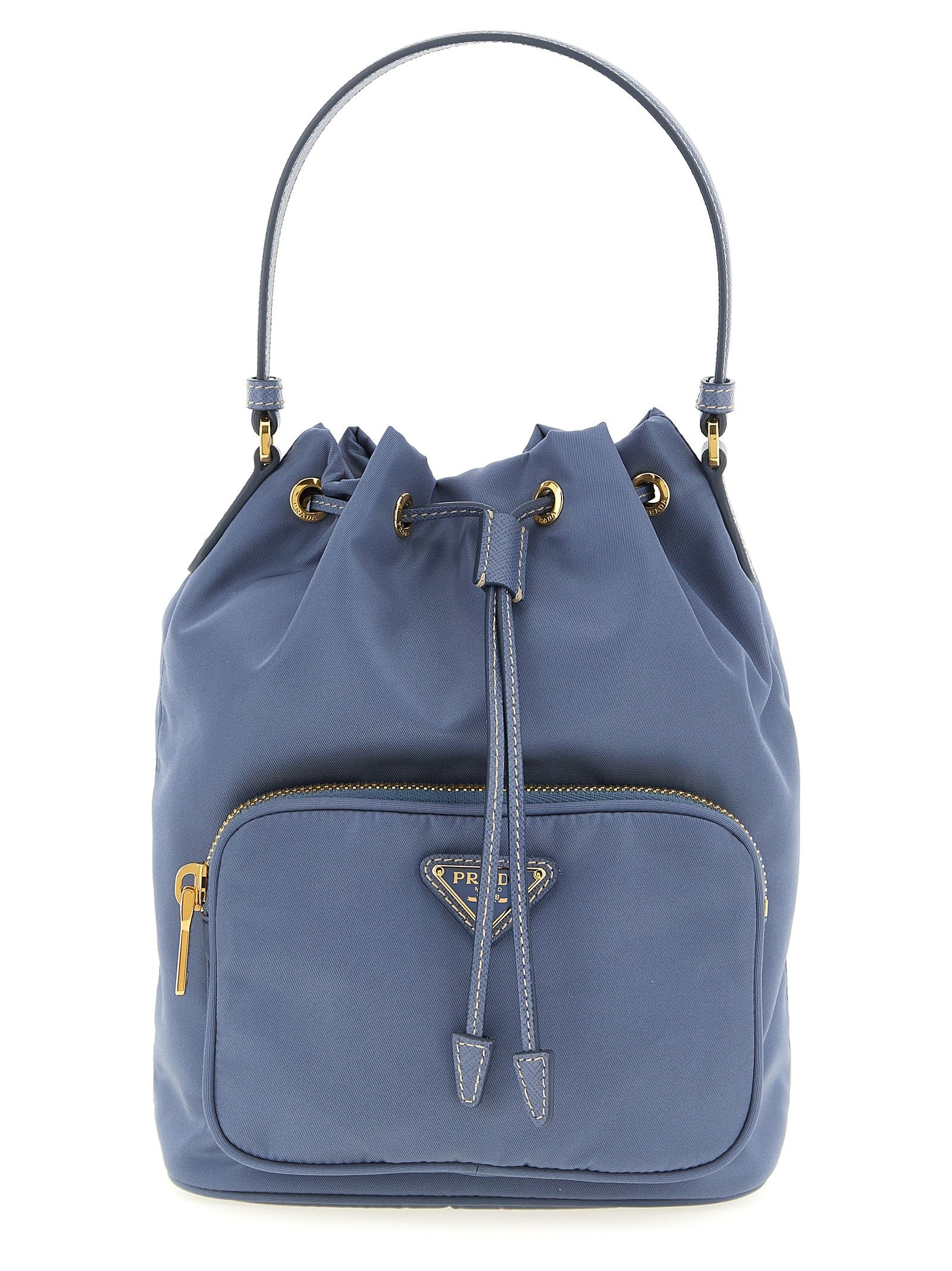 PRADA Prada Duet Bucket Bag Blue