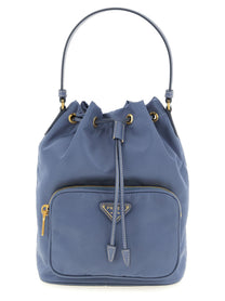 PRADA Prada Duet Bucket Bag Blue