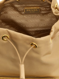 PRADA Prada Duet Bucket Bag Brown