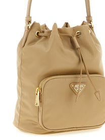 PRADA Prada Duet Bucket Bag Brown