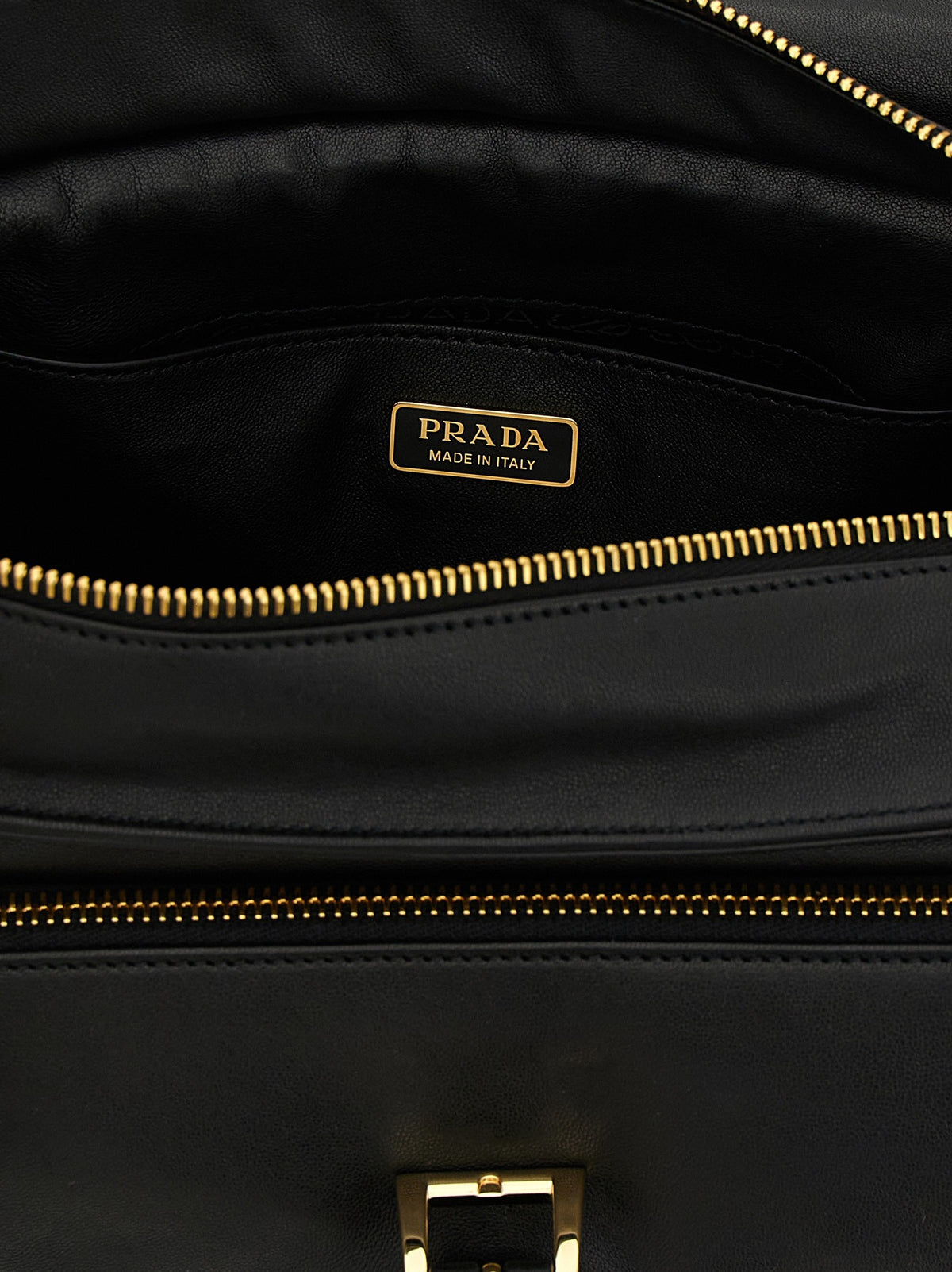 PRADA Prada Explore Medium Shoulder Bag Black, view 4