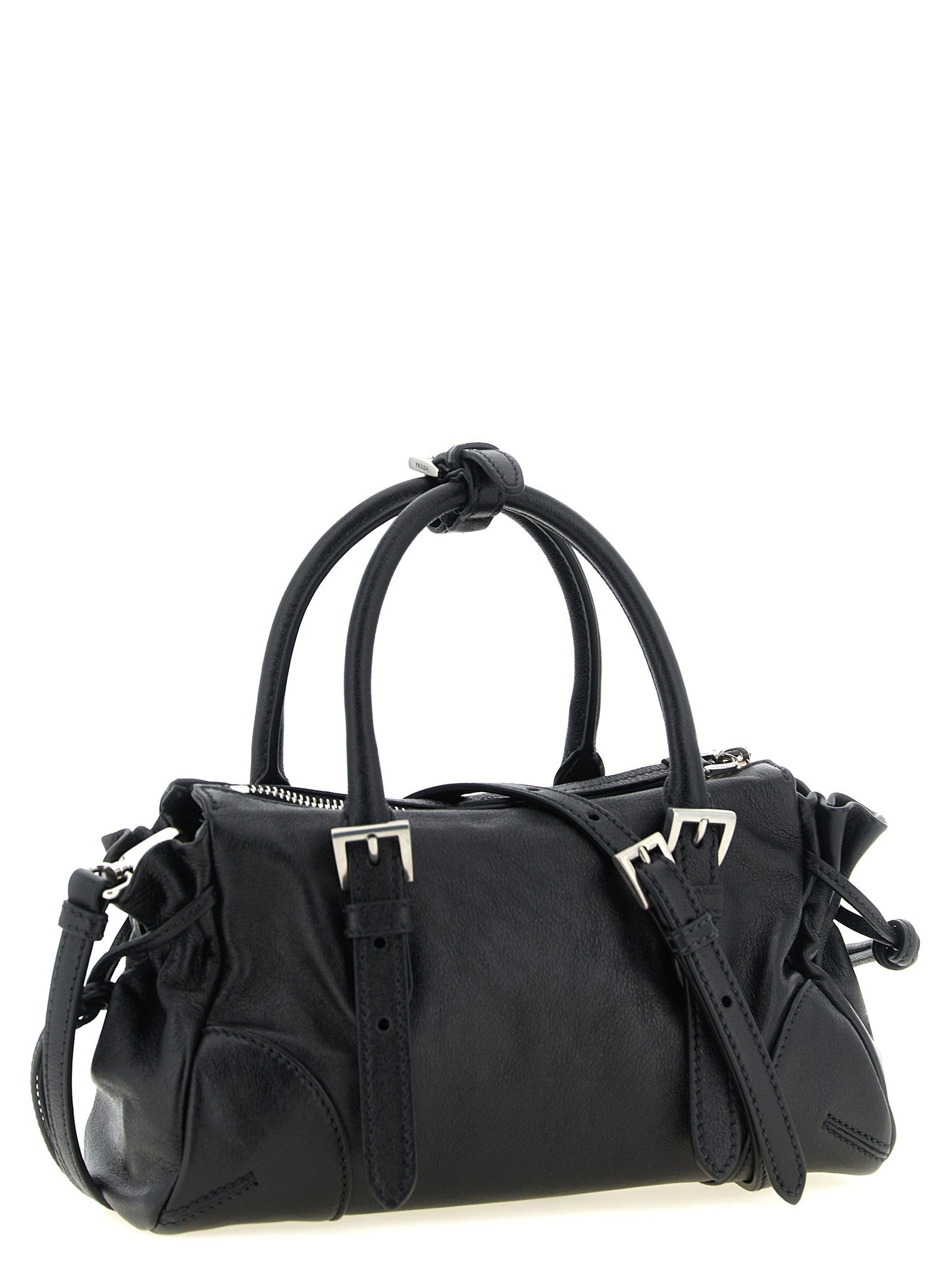 Prada Prada Karin Small Handbag Black