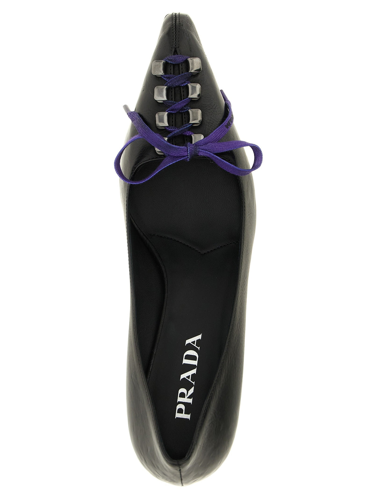 PRADA Leather Pumps Black, view 4