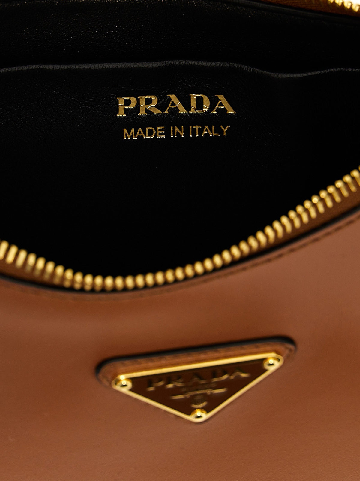 PRADA Prada Arquè Shoulder Bag Brown, view 4