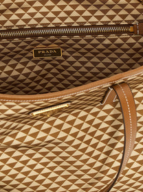 PRADA Prada Symbole Shopping Bag Gold