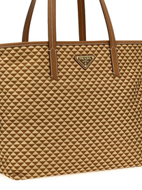 PRADA Prada Symbole Shopping Bag Gold