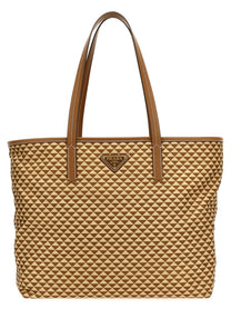 PRADA Prada Symbole Shopping Bag Gold