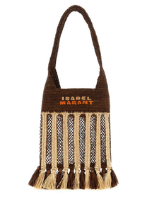 ISABEL MARANT Praia Small Shoulder Bag Brown