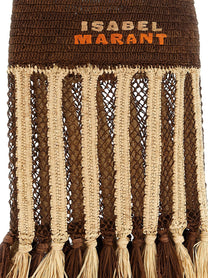 ISABEL MARANT Praia Small Shoulder Bag Brown