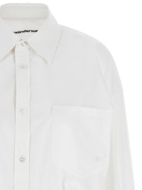 alexanderwang Pre Styled Shirt Dress Chain Dress Gold