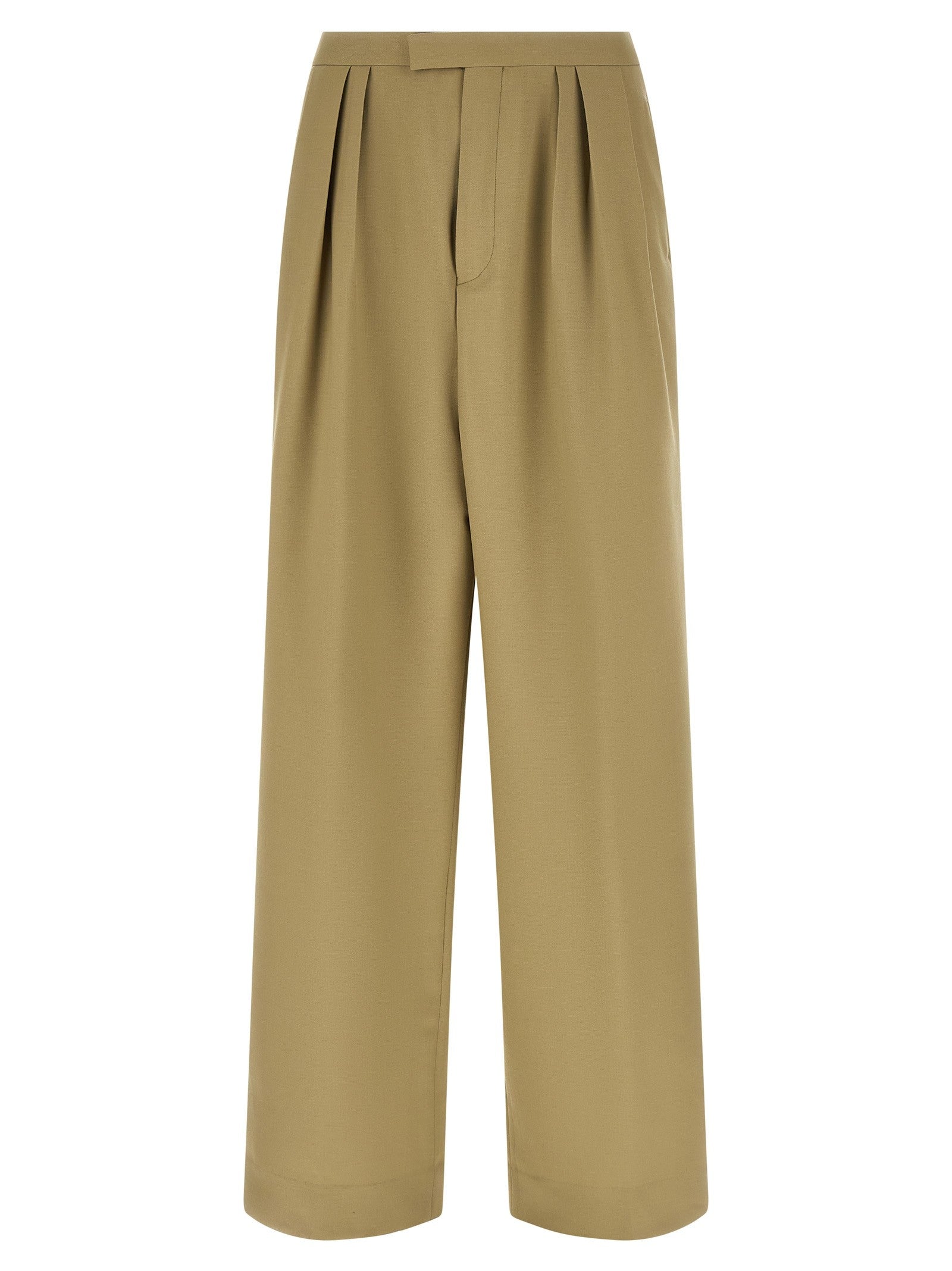 Dries Van Noten Preaches Bis Pants Green