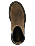 Brunello Cucinelli Precious Detail Ankle Boots Brown, view 4