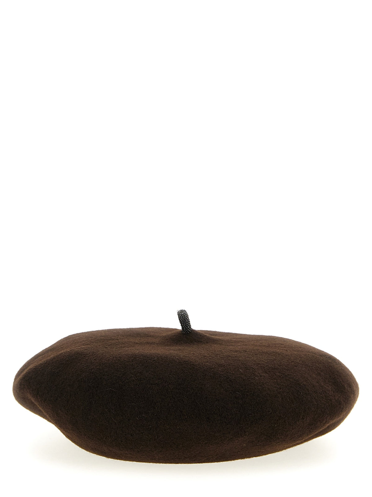 Brunello Cucinelli Precious Detail Beanie Brown