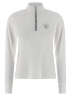 Brunello Cucinelli Precious Half Zip Sweater White