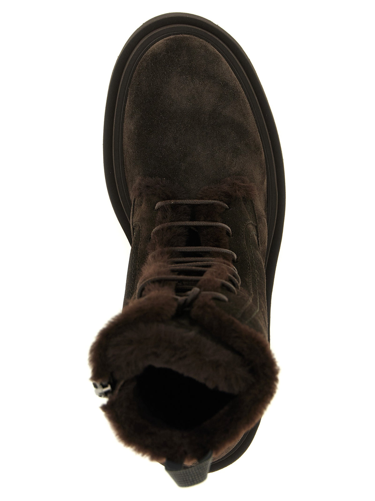 Brunello Cucinelli Precious Loop Ankle Boots Brown, view 4