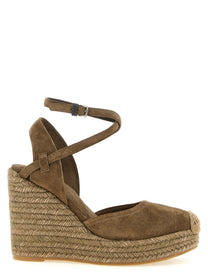 Brunello Cucinelli Precious Loop Espadrilles Brown