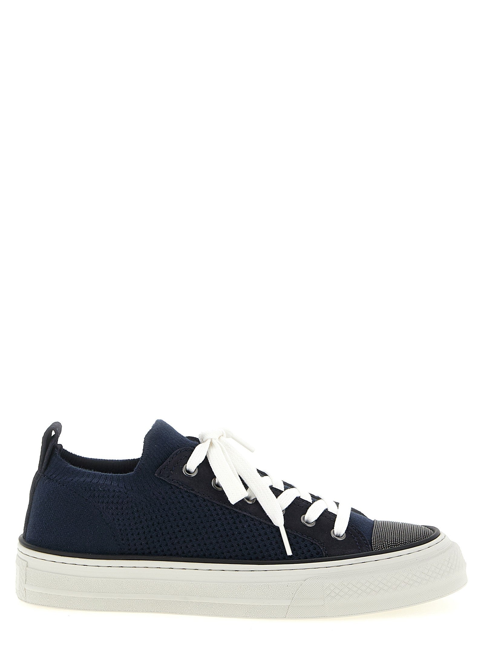 Brunello Cucinelli Precious Toe Sneakers Blue