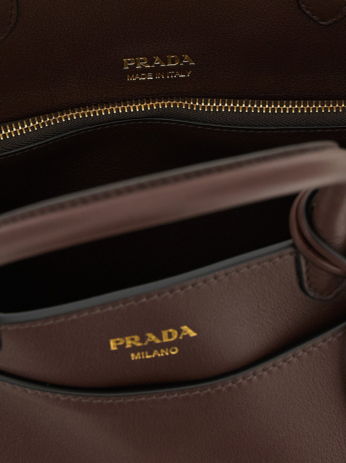 PRADA Prelude Handbag Brown