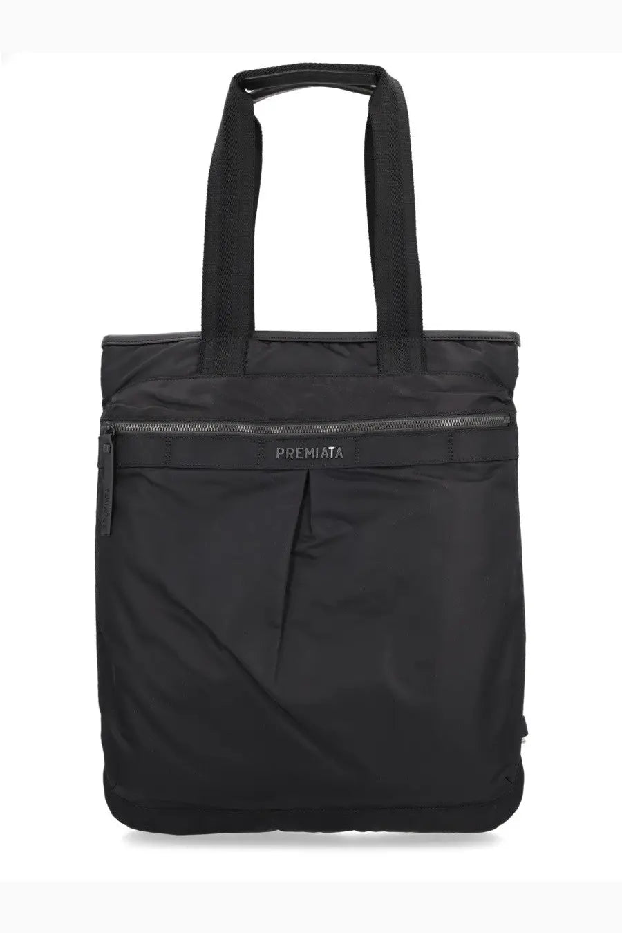 Premiata men’s backpack kymani black with sturdy fabric handles and a front zipper pocket tote bag design