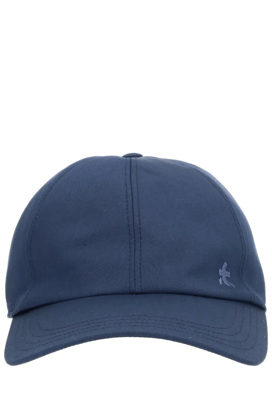 Navy blue Premiata men’s baseball hat featuring a subtle embroidered logo on the side for casual wear
