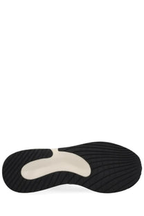 Premiata men’s sneaker Moerun blue black and cream-colored athletic shoe sole with textured rubber outsole and contoured midsole design