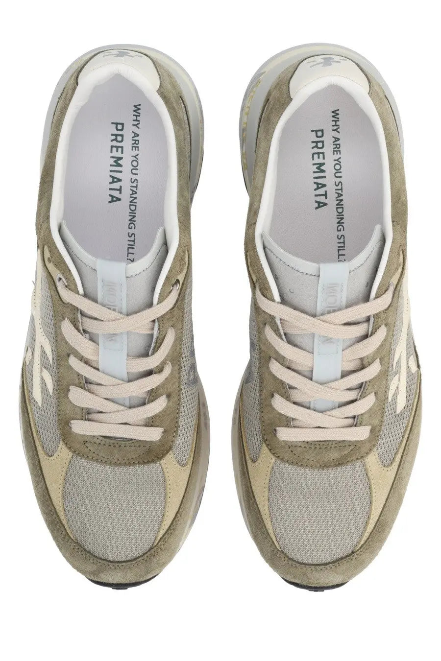 Premiata Men's Sneaker Moerun Green, view 5