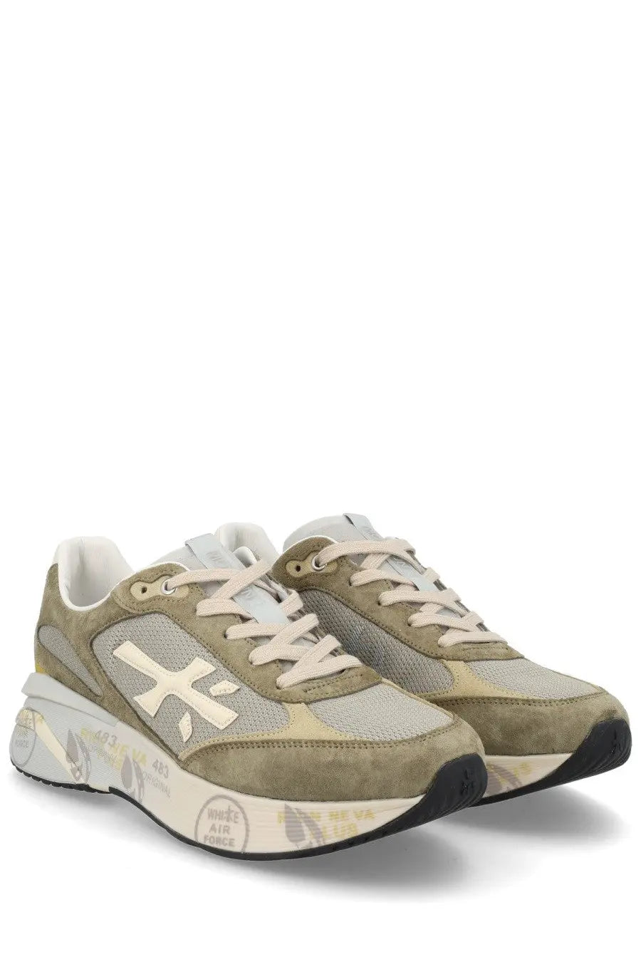 Premiata Men's Sneaker Moerun Green, view 2