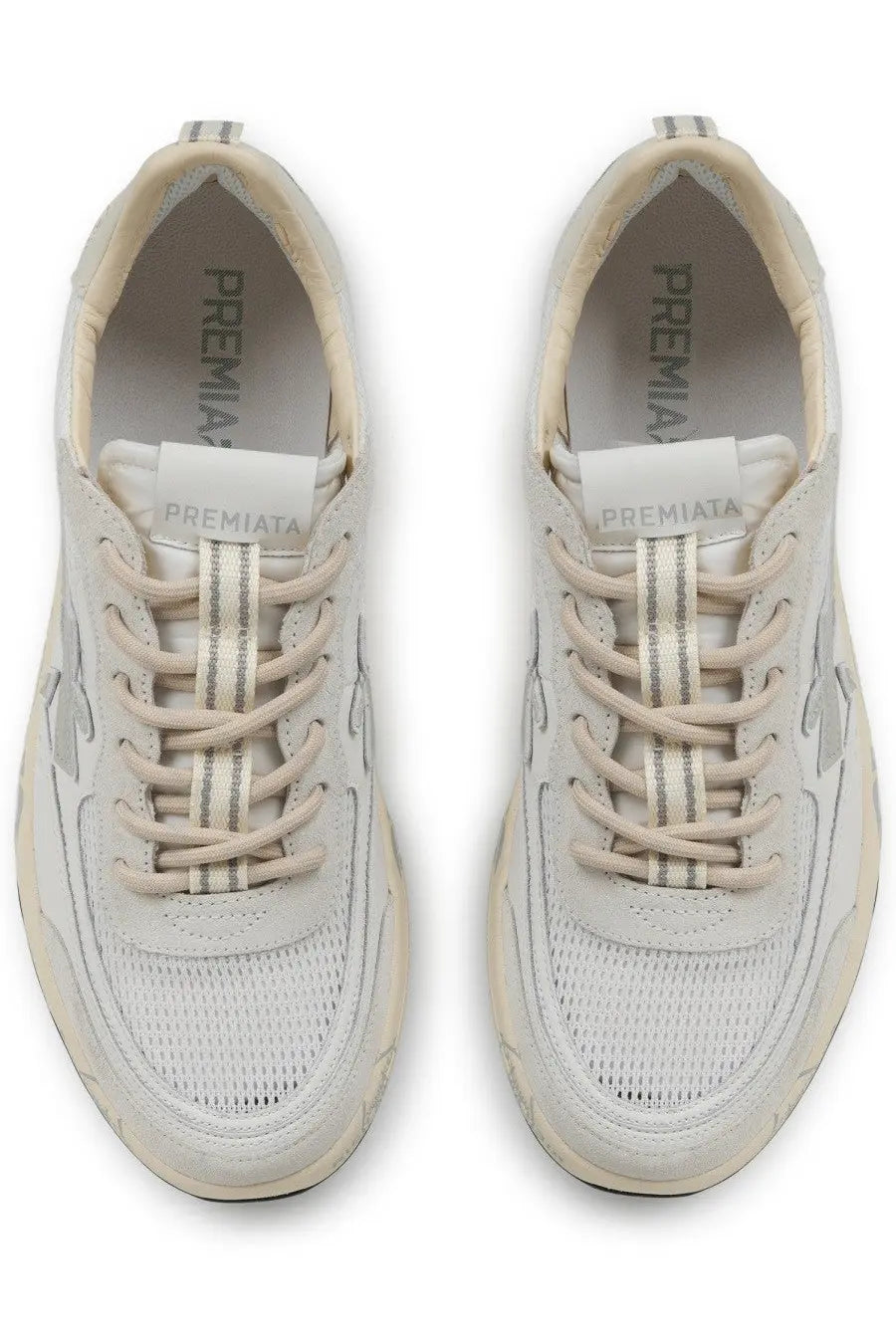 Premiata Men's Sneaker Nous White, view 5
