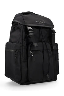 Premiata men’s zaino booker black backpack with multiple zippered compartments and adjustable shoulder straps
