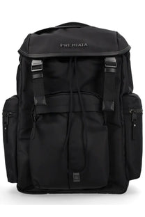 Premiata men’s zaino booker black backpack with sleek durable fabric and subtle silver branding