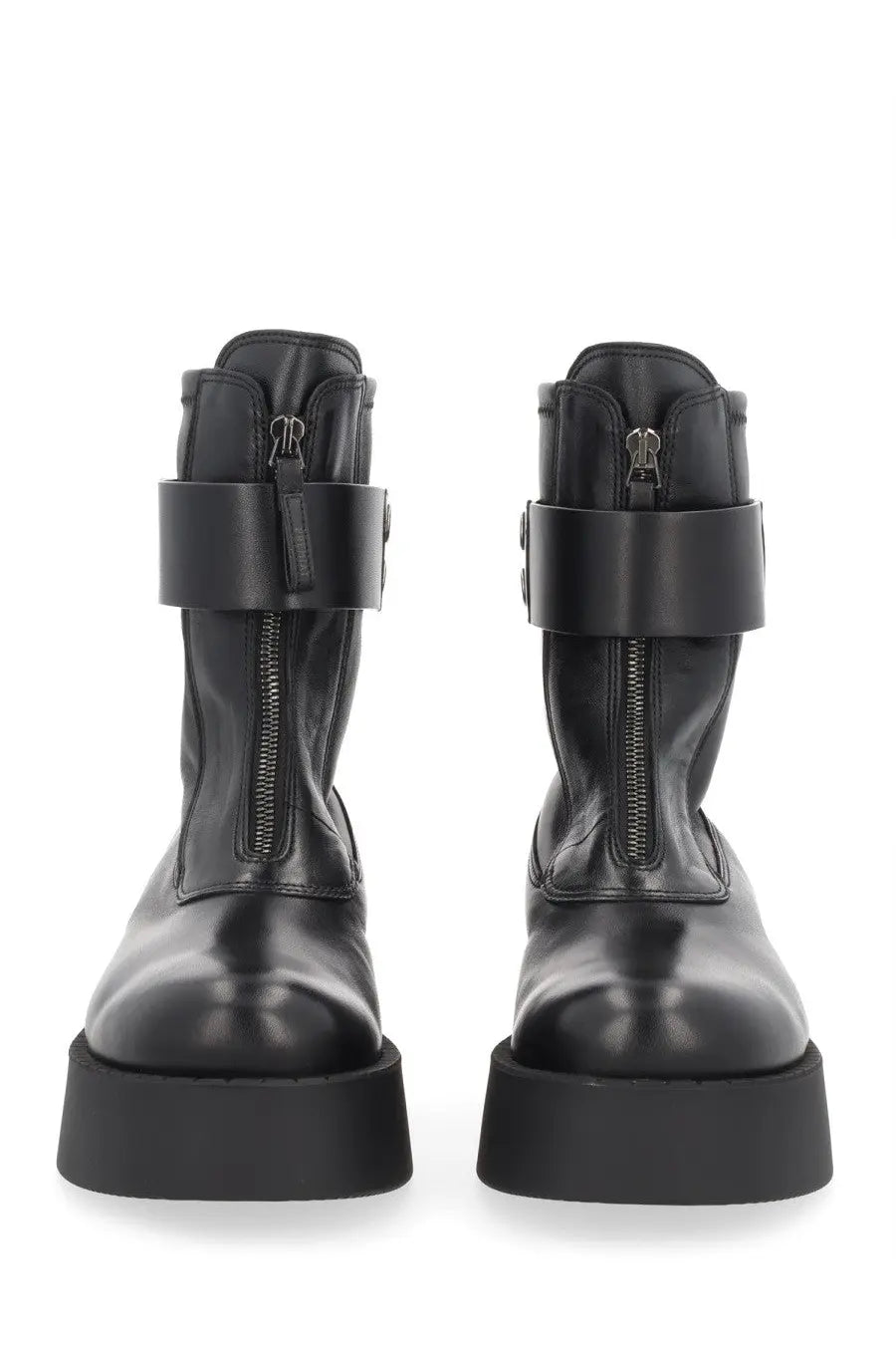 Premiata Women's Leather Boot Black, view 4