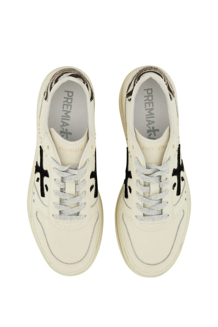 Premiata Women's Micol Sneaker White, view 6