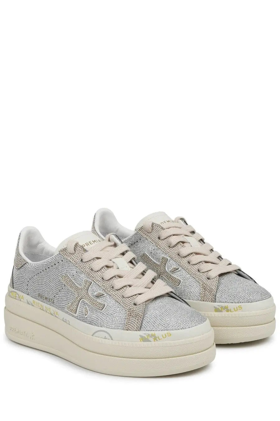 Premiata Women's Sneaker Claudia Grey, view 2