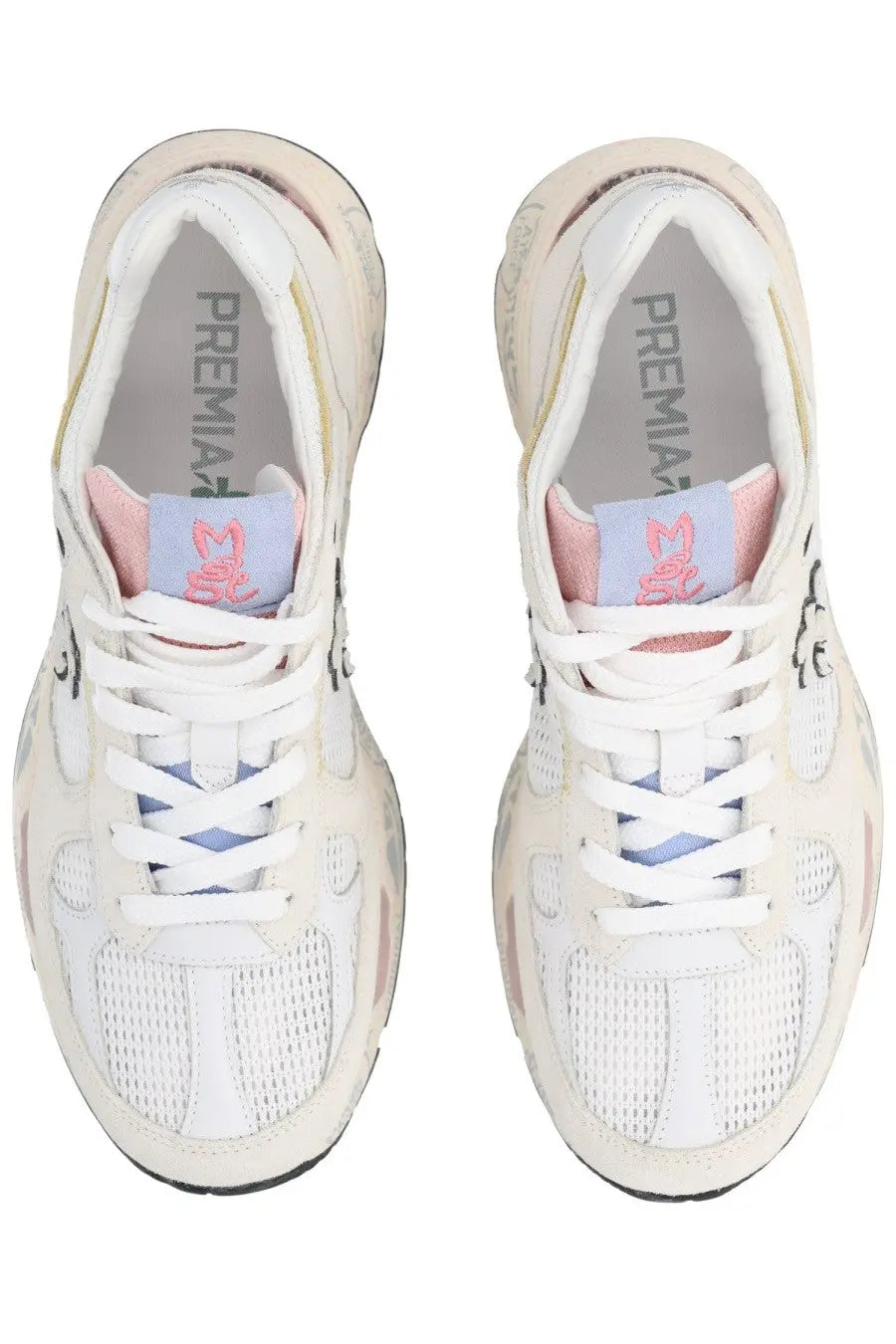 Premiata Women's Sneaker Mased White, view 5