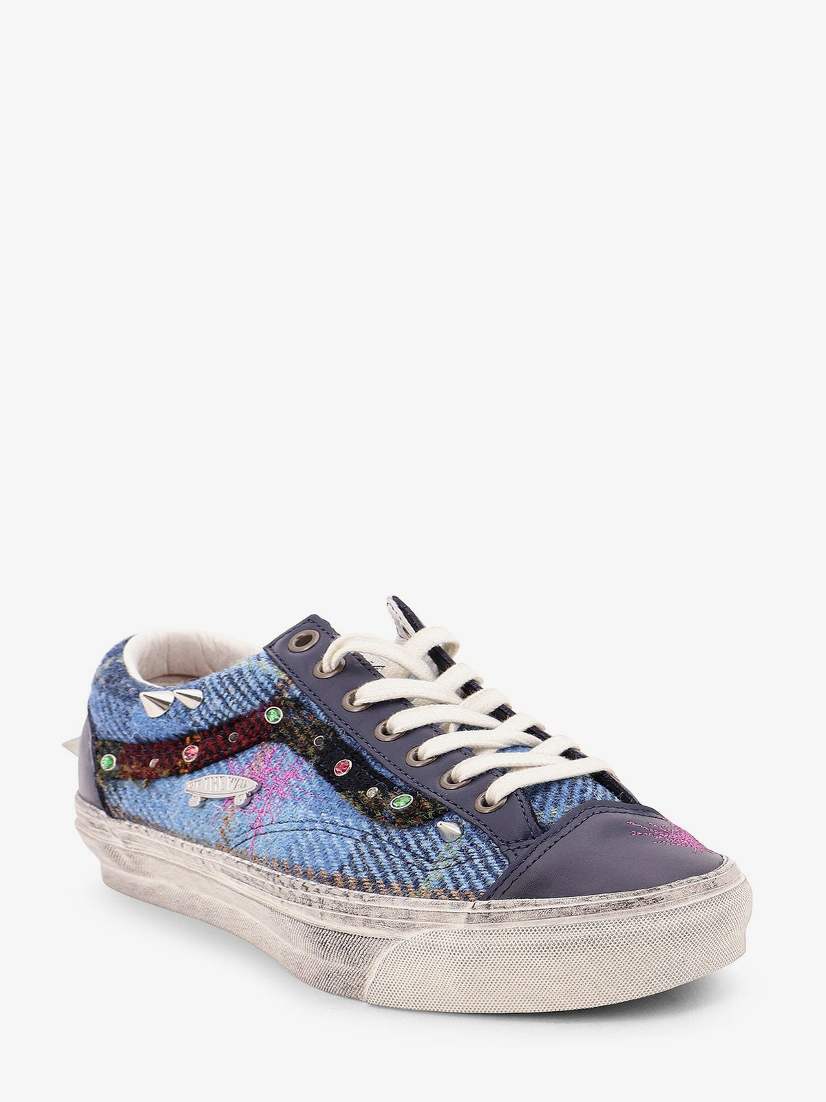 Vans Men's Premium Old Skool Sneakers Blue, view 2