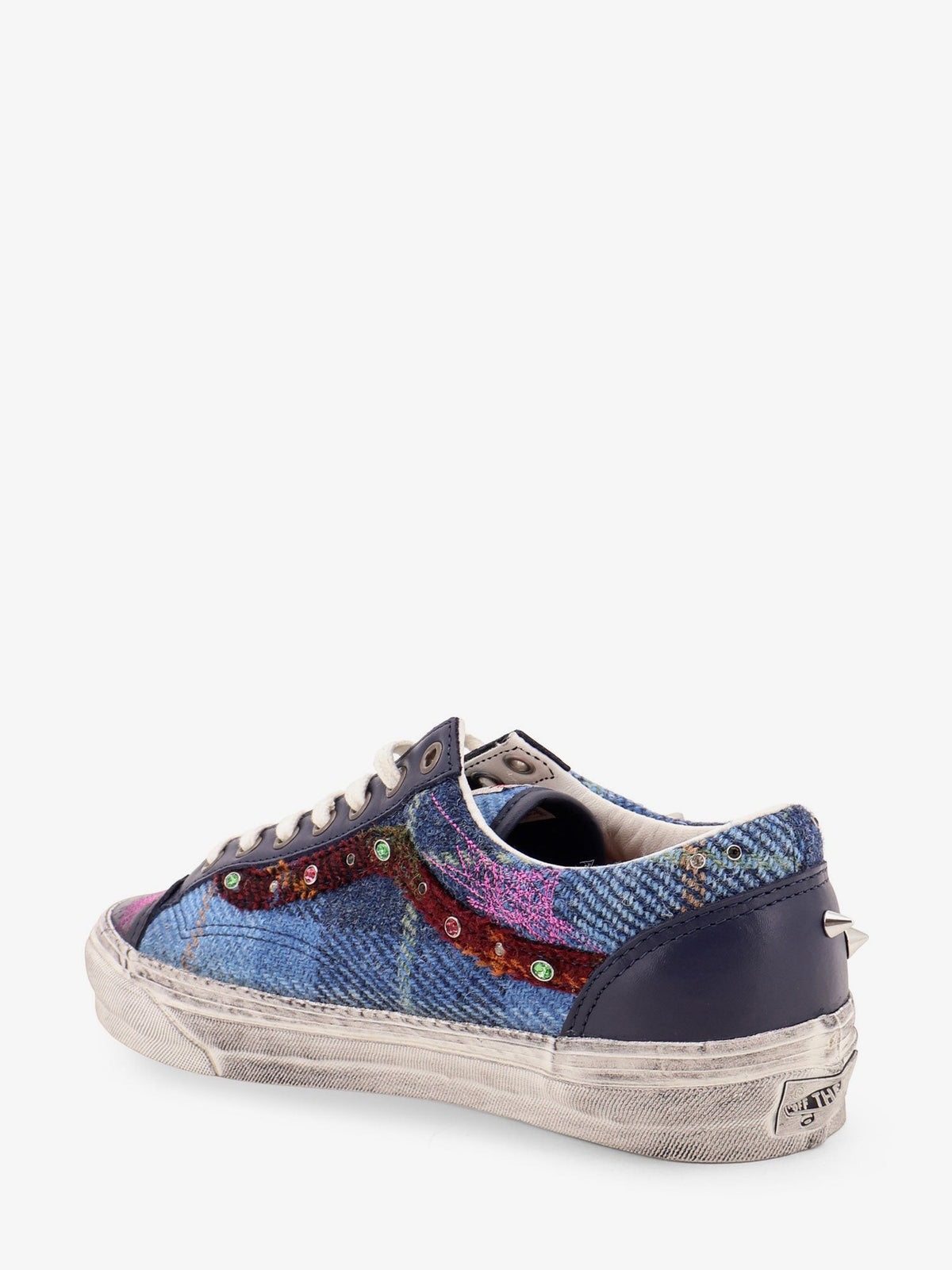 Vans Men's Premium Old Skool Sneakers Blue, view 3