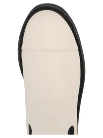 Stuart Weitzman Presley Chelsea Boots Beige