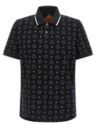 MCM Press Polo Shirt Black