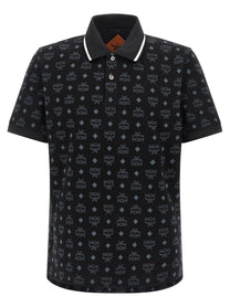 MCM Press Polo Shirt Black
