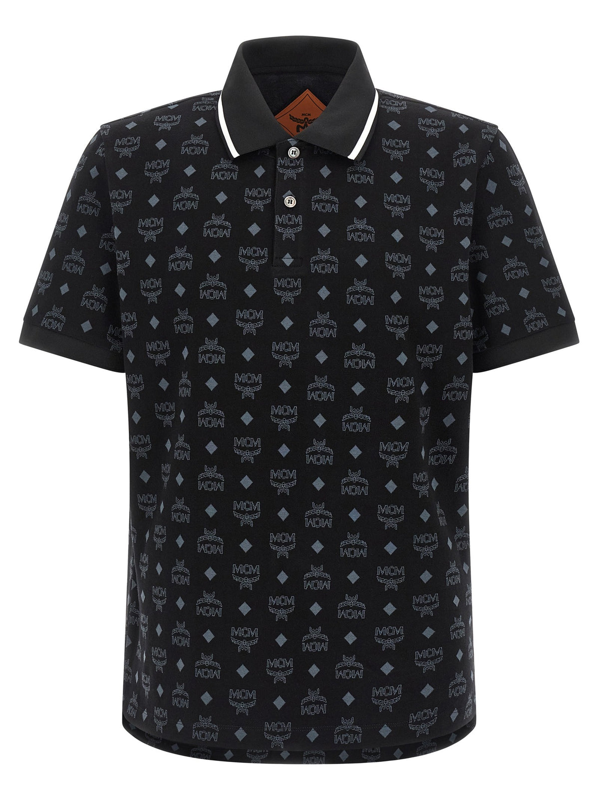 MCM Press Polo Shirt Black
