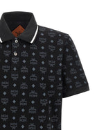 MCM Press Polo Shirt Black, view 3