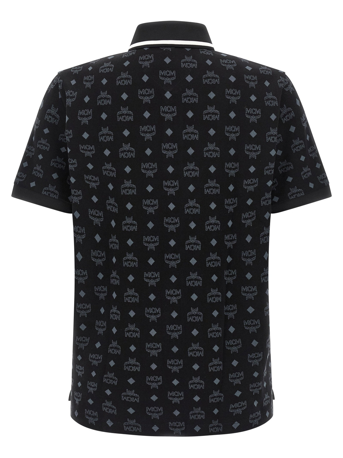 MCM Press Polo Shirt Black, view 2