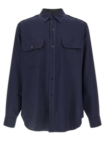 Maison Margiela Pressed to Death Shirt Blue