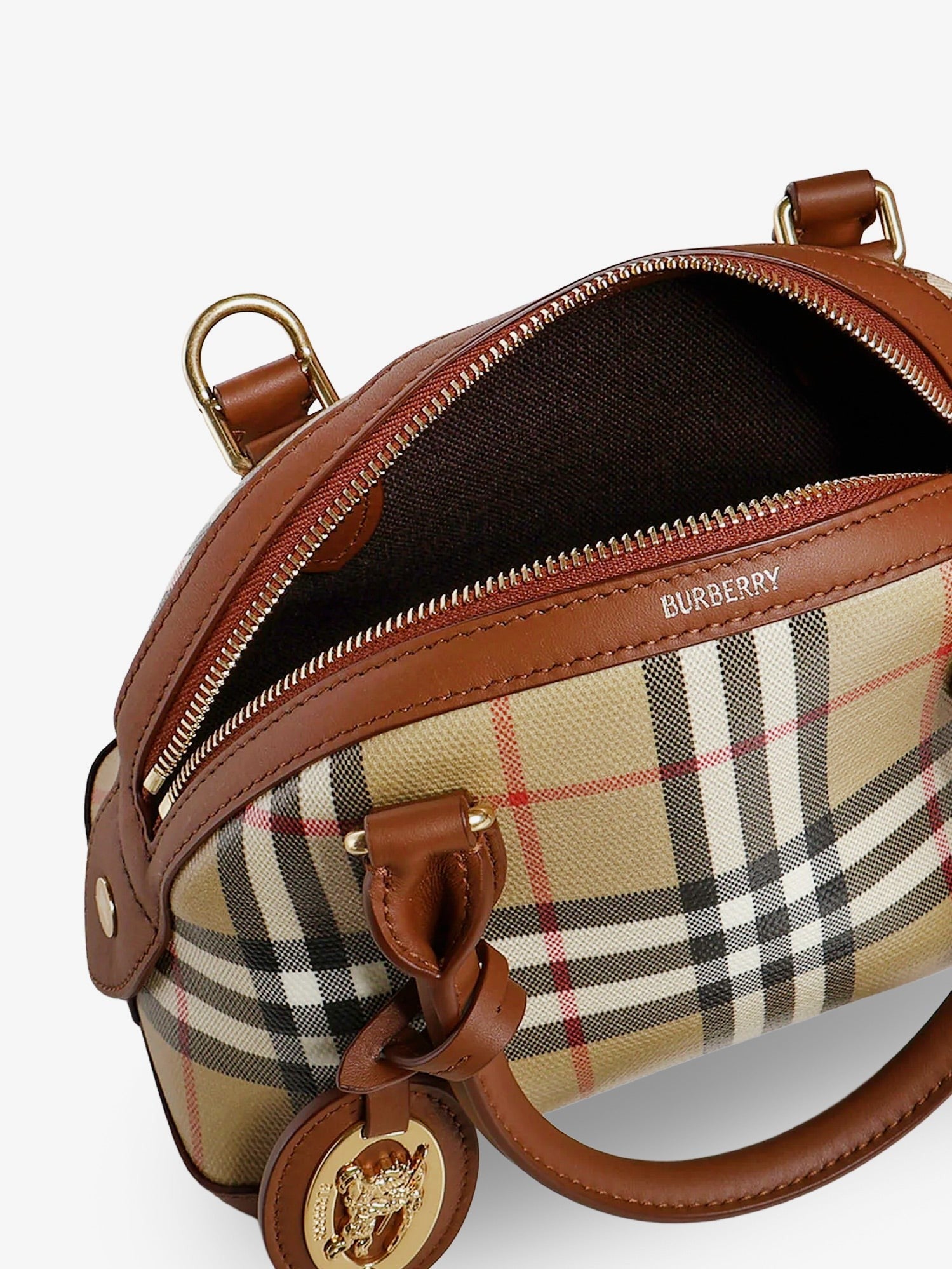 Burberry Women's Primrose Mini Coated Canvas Handbag Beige