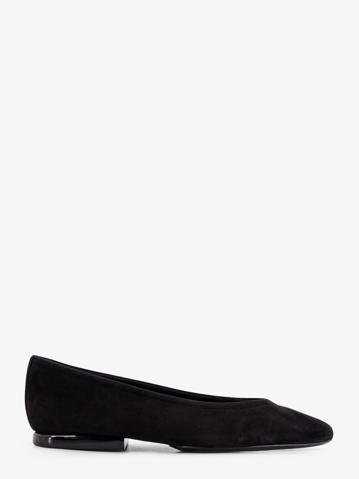 Loro Piana Women's Primula Suede Ballerinas Black Loro Piana