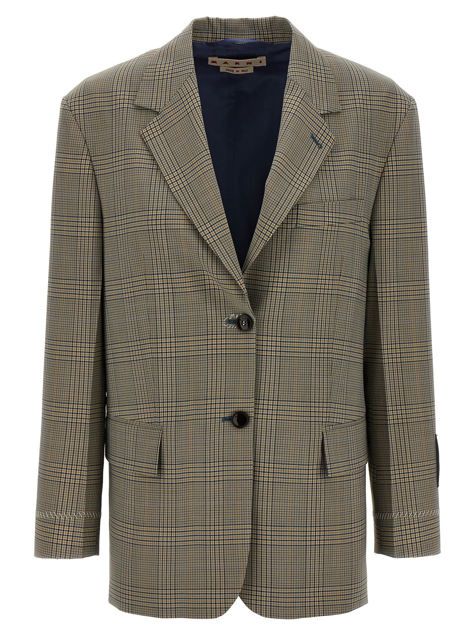Marni Prince of Wales Blazer Gold