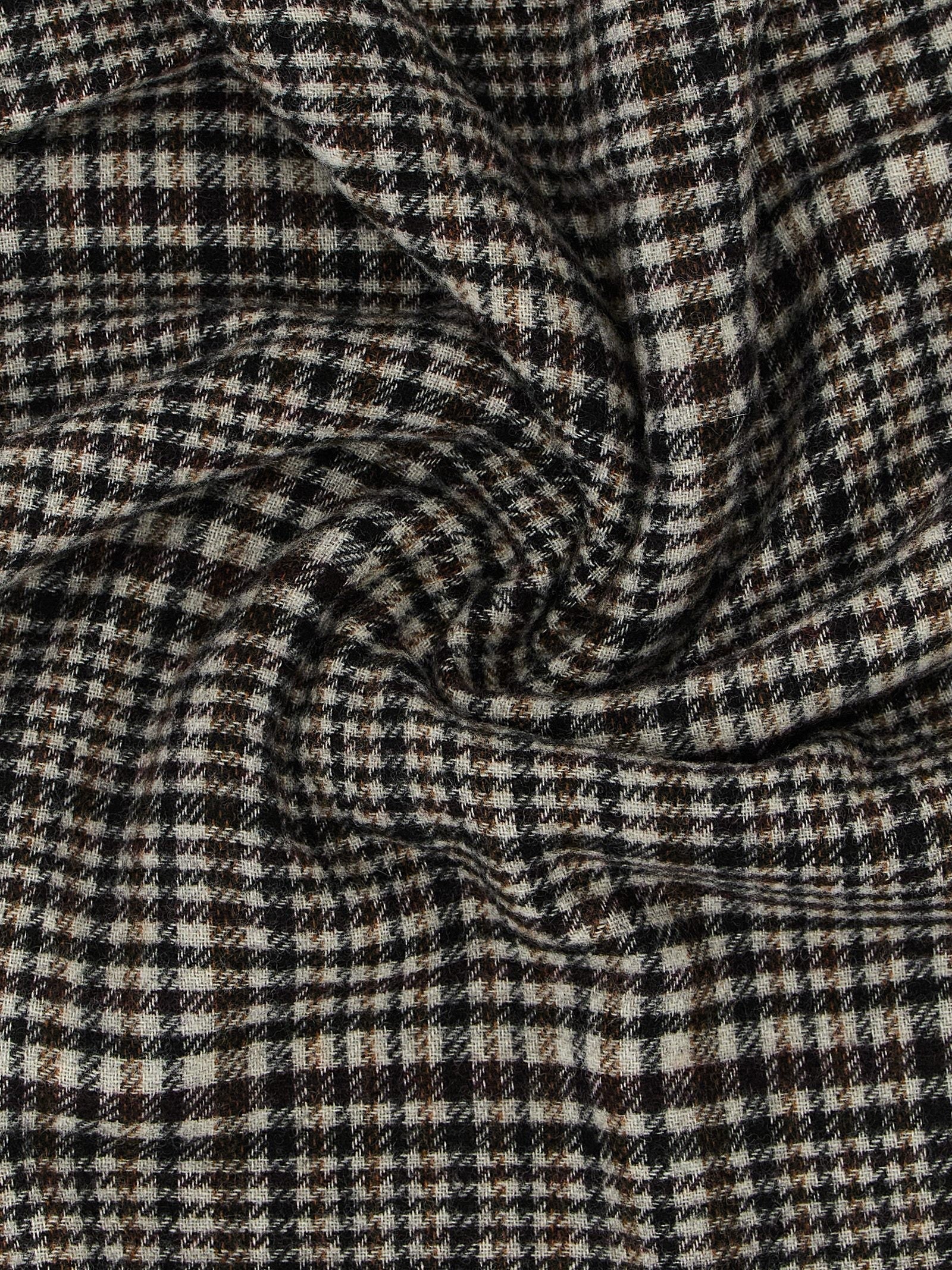 Brunello Cucinelli Prince of Wales Cashmere Scarf Gold