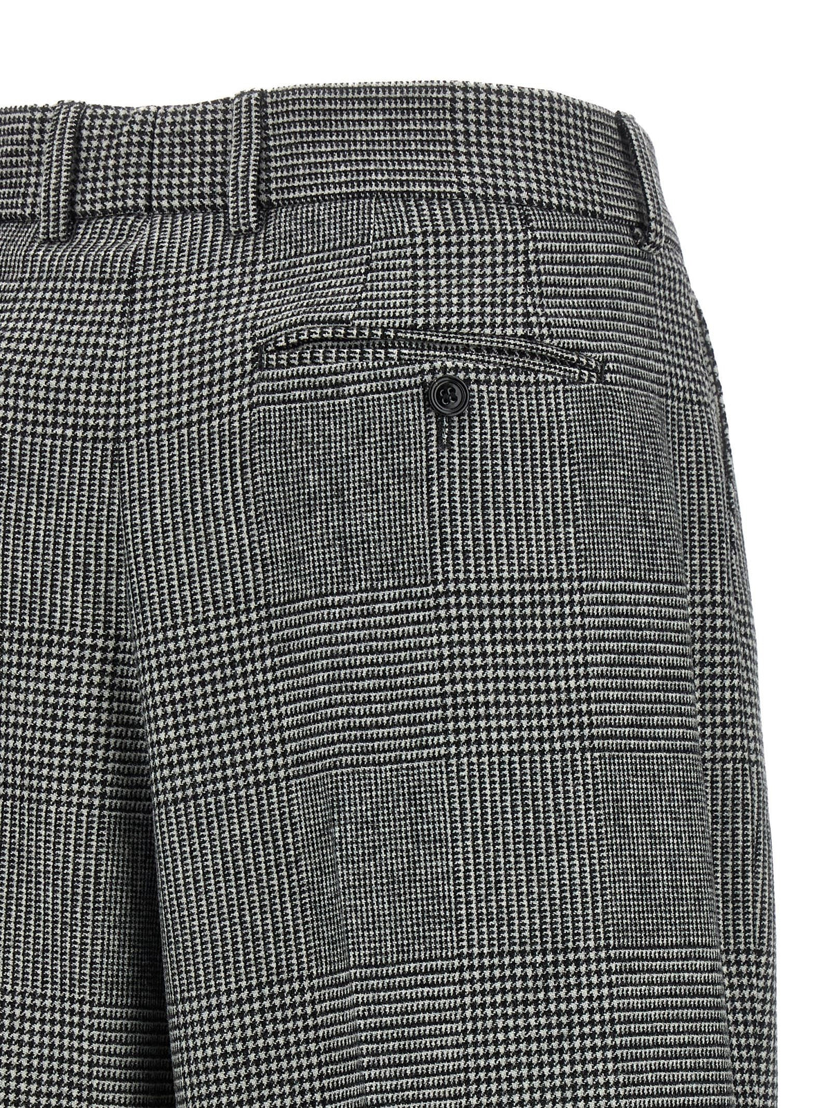 Dolce &amp; Gabbana Prince of Wales Trousers Grey