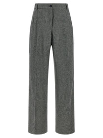 Dolce &amp; Gabbana Prince of Wales Trousers Grey